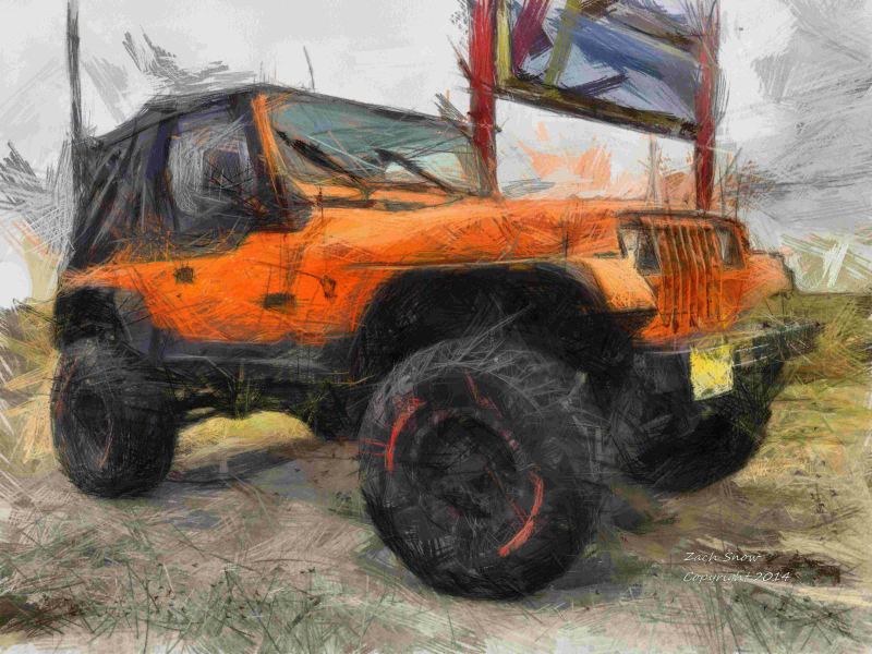 Illustration for article titled Automotive Artist Draws Funky Renditions Of Some Favorite Trucks